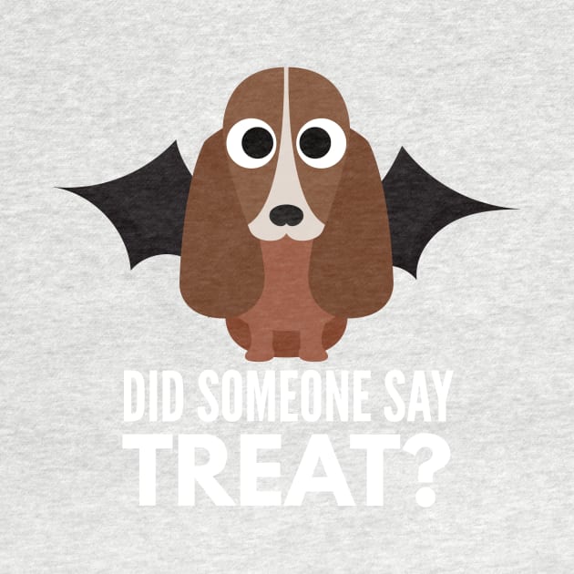 Basset Hound Halloween Trick or Treat by DoggyStyles
